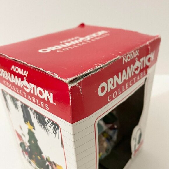 Noma Ornamotion Collectables Ornament with Motor Elves on Christmas Tree Flaws - Picture 4 of 16